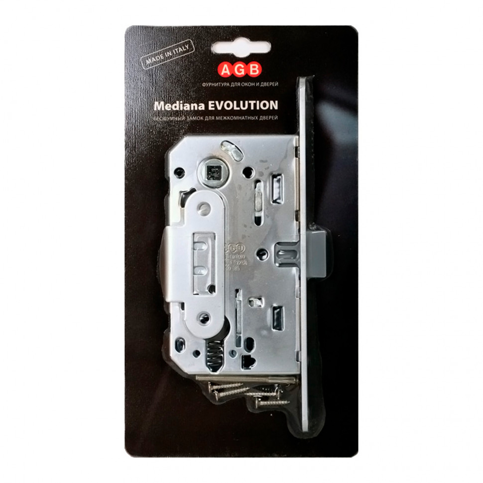 Корпус замка под цил. MEDIANA EVOLUTION B01103.50.34.567 с отв. планкой B01000.13 (мат хром)