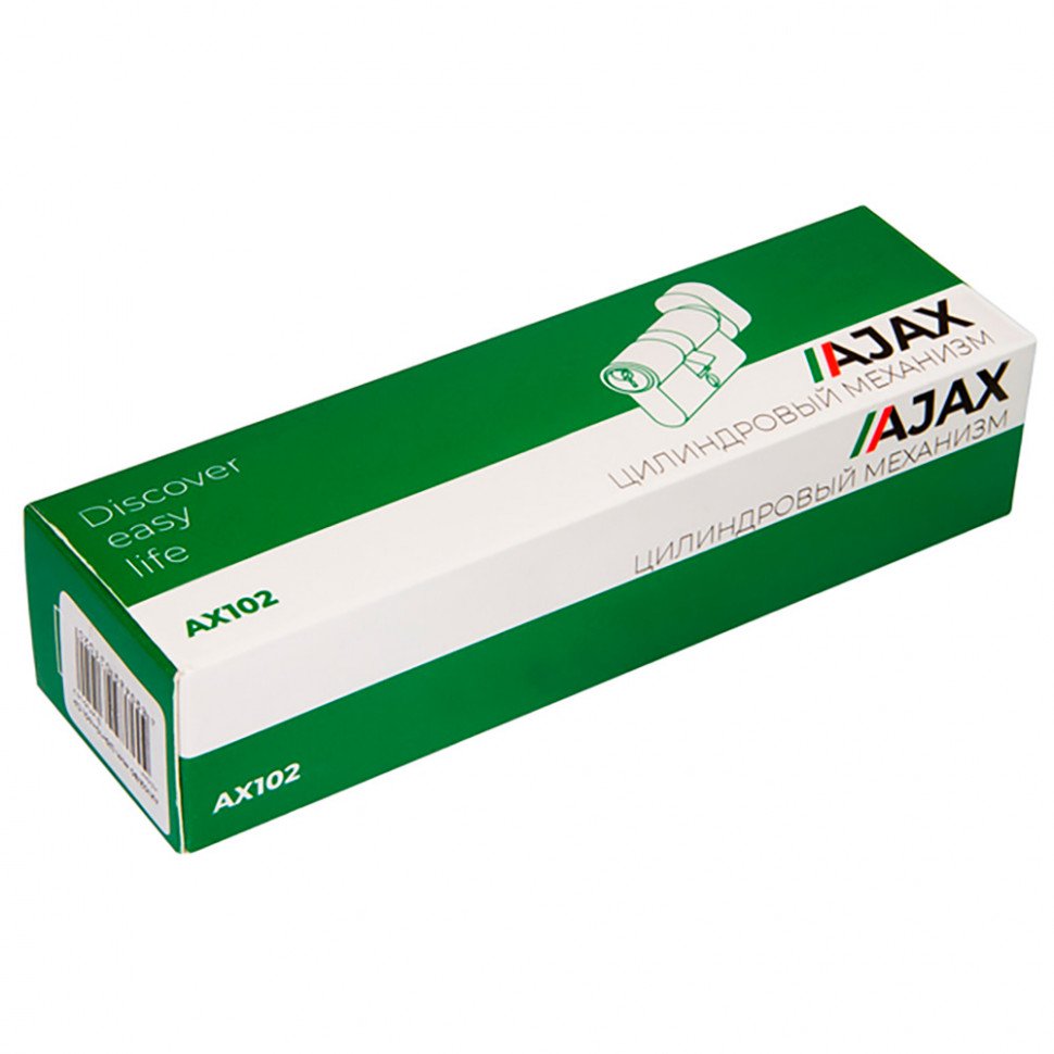Цилиндровый механизм (AX102/80) AX1002Knob80 (30+10+40) CP хром с вертушкой