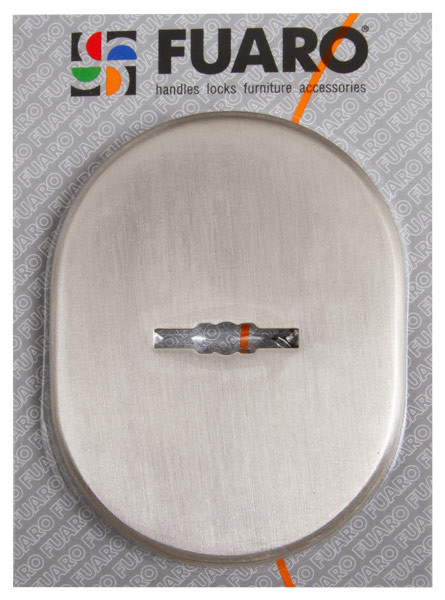 Накладка на сувальдный замок ESC.S-lift.SF/OV.476 (ESC 476) с шторкой AB зелёная бронза