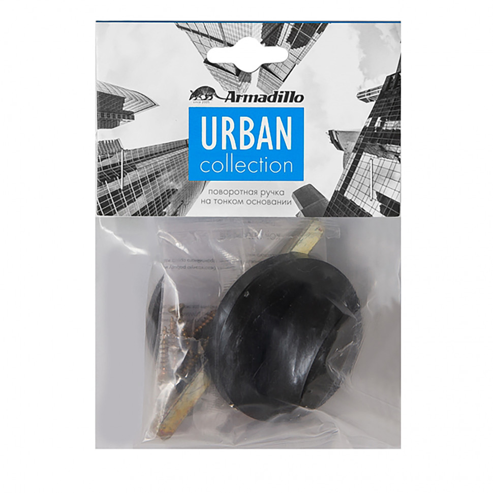 Ручка поворотная BK6.R.URS52 (WC-BOLT BK6 URS) BL-26 черный