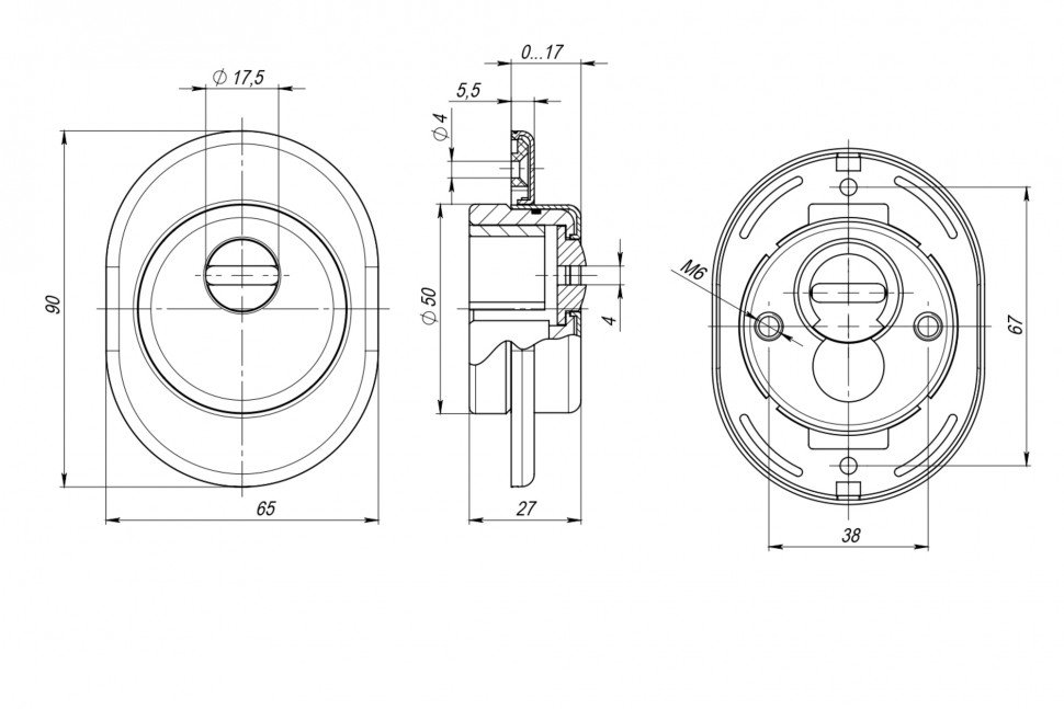 Броненакладка DEF.ECO/OV.4825 (DEF 4825 eco) CP-8 хром