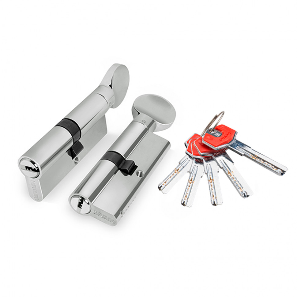Цилиндровый механизм (D-PRO502/70) D-PRO5002Knob70(30+10+30) CP хром 5Key