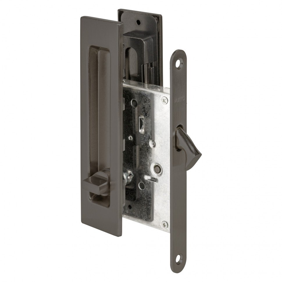 Защелка с ручками для раздвижных дверей SH.SLQ152.011 (Soft LINE SLQ-011) GR графит