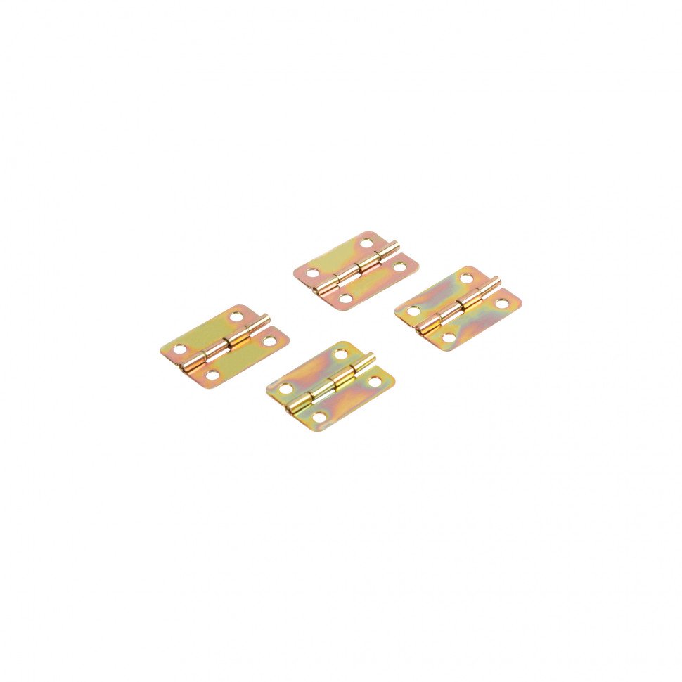 Петля карточная универсальная LM/IN18x24x0,5U YZN желтый цинк (4 шт)