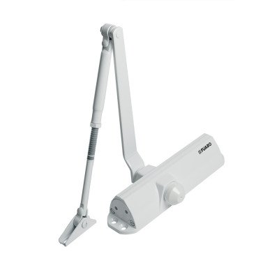 Доводчик дверной DC20-4/TS-68 Hold Open WH до 85 кг (белый)