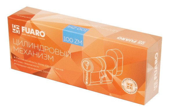 Цилиндровый механизм (100 ZM/60) 1000ZMKnob60(25+10+25) CP хром 5Key с вертушкой