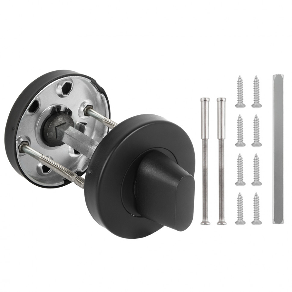 Ручка поворотная BK6.R.DSS201-02 (DSS-02-BK6) (INOX 201) BLACK