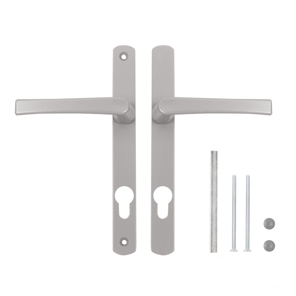 Ручка на планке HANDLE.85.25.67-75 RAL 9006 серый