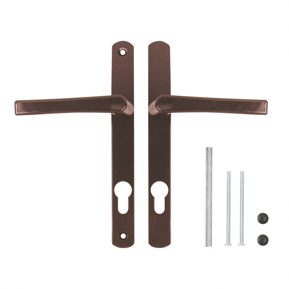 Ручка на планке HANDLE.85.25.67-75 RAL 8017 коричневый
