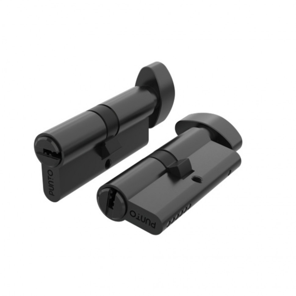 Цилиндровый механизм Z3002Knob110(45+10+55) с вертушкой BL черный