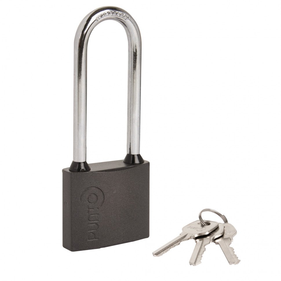 Замок навесной PK-0138 L 3 key англ.ключ. 