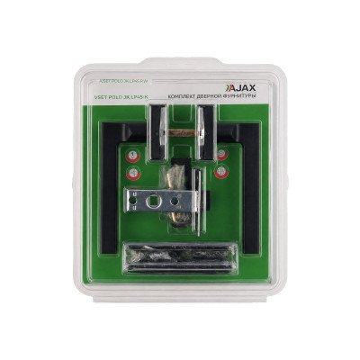 Комплект ручек с защелкой, петлями A/SET POLO JK.LP45.W BL-24 черный