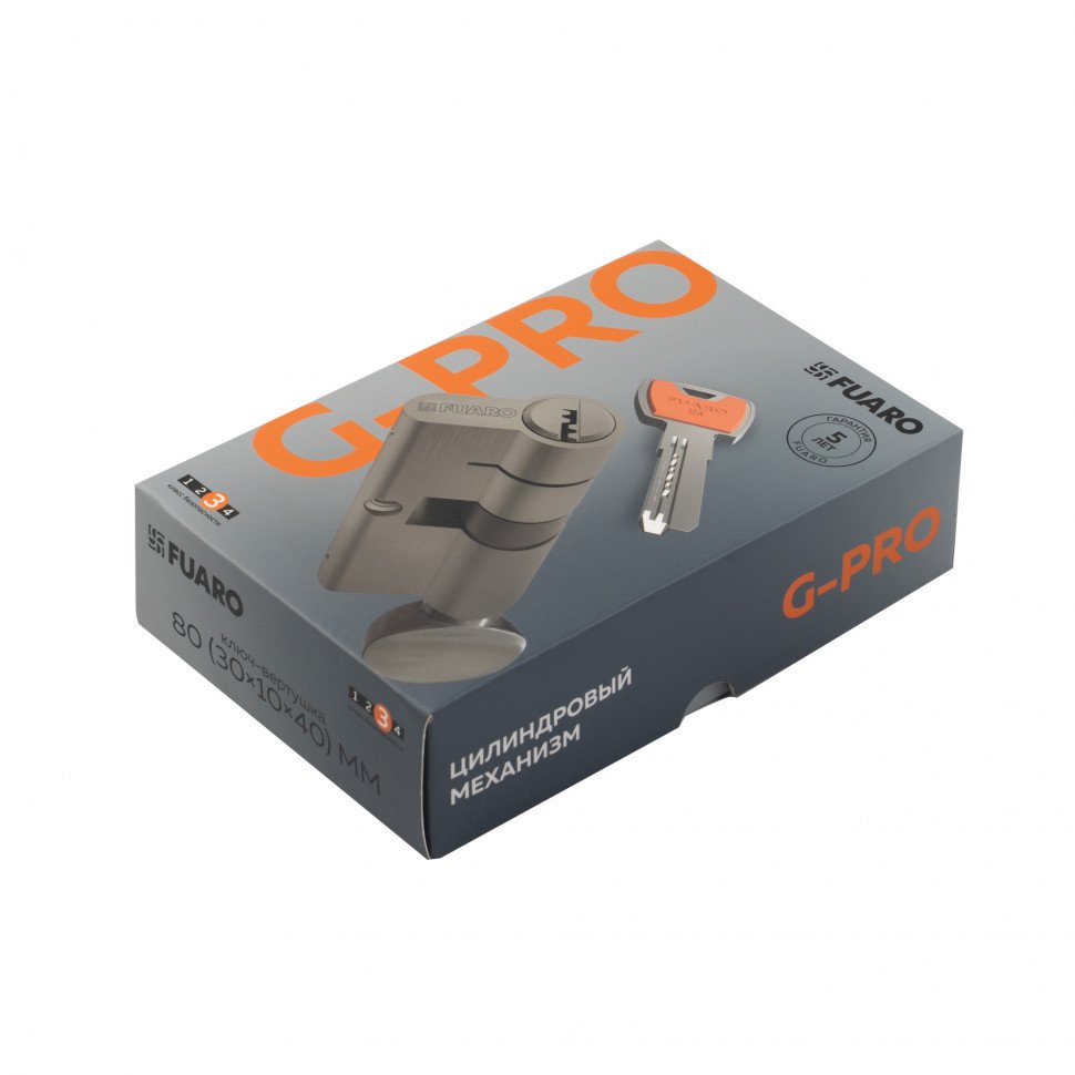Цилиндровый механизм 3 класса безопасности G-PRO5002 Knob 120 (55+10+55) SSC 5Key