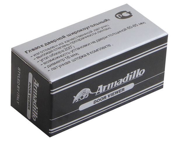 Глазок дверной противопожарный, оптика стекло DV-PRO 2/85-55/BR (DVG2) GP золото