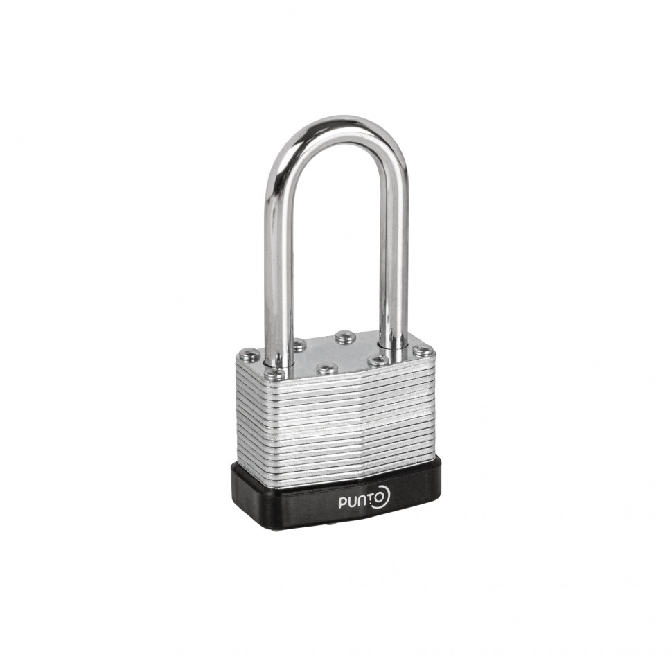 Замок навесной PK-6540L 3 key англ. длинная дужка