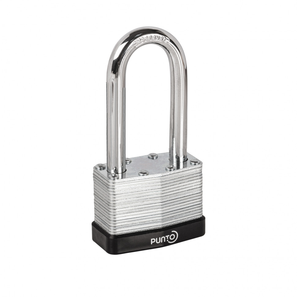 Замок навесной PK-6550L 3 key англ. длиная дужка
