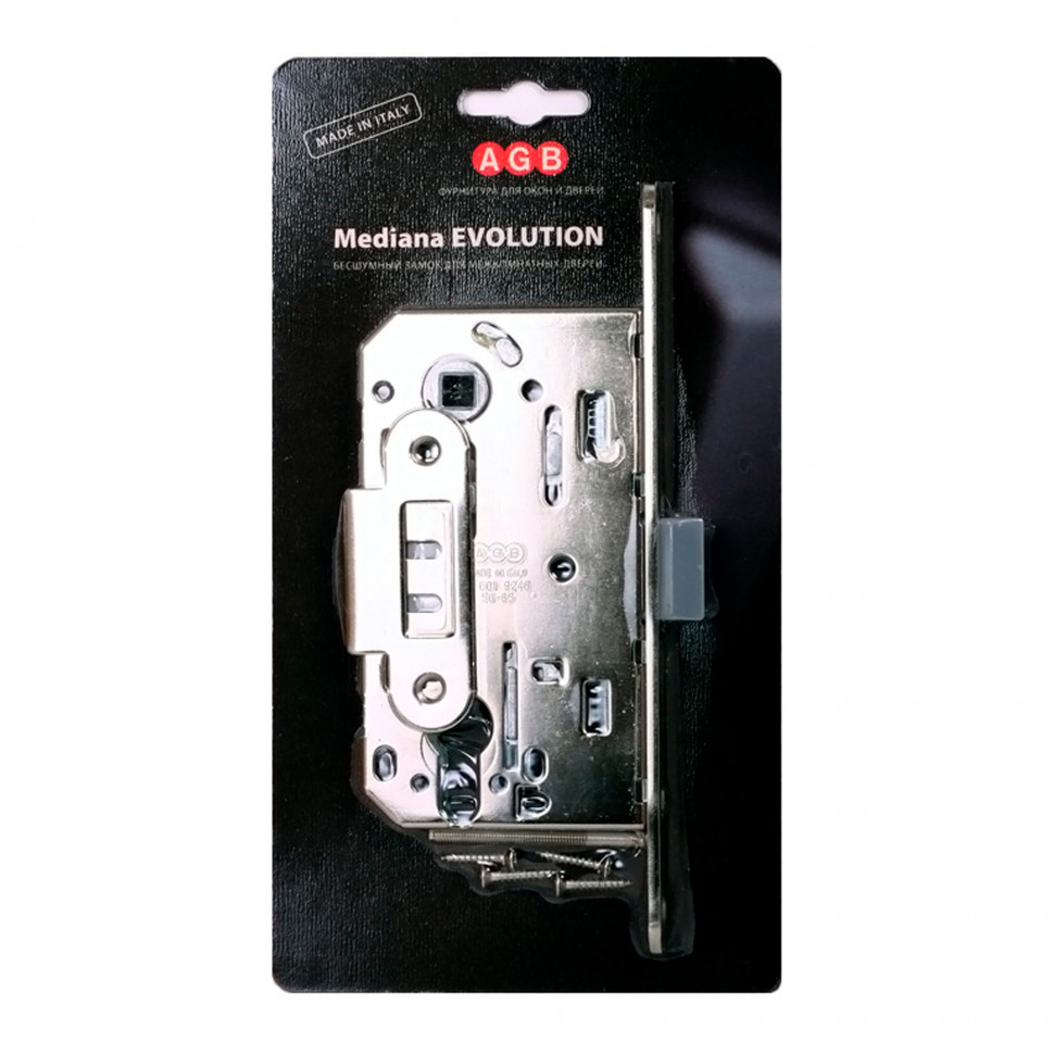 Корпус замка под цилиндр MEDIANA EVOLUTION B01103.50.06.567 с отв. планкой B01000.13 (никель)