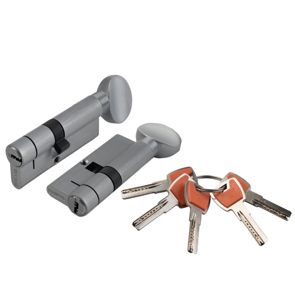Цилиндровый механизм 3 класса безопасности G-PRO5002 Knob 60 (25+10+25) SSC 5Key