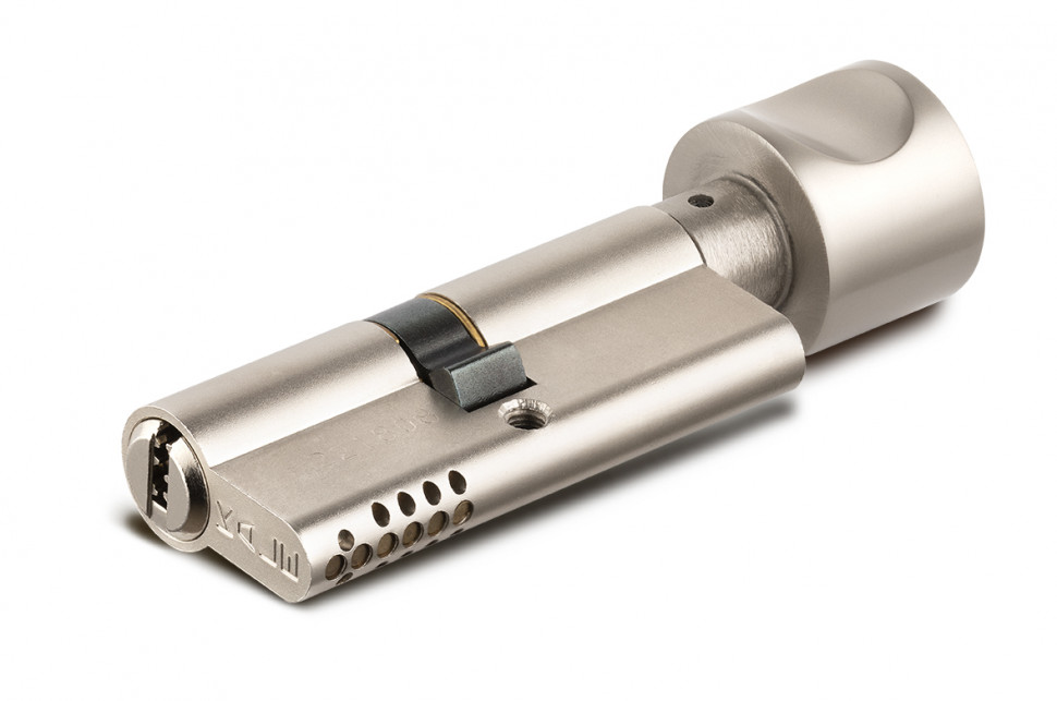 Цилиндровый механизм с вертушкой 164 OBS SCE/70 (30+10+30) mm никель 5 кл. new
