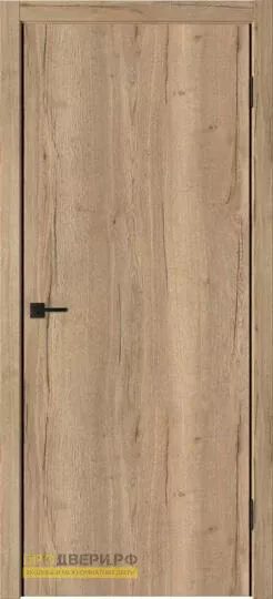 Дверное полотно VFD Basic-Z Texas oak (кромка ABS Black) (зарезка под замок)