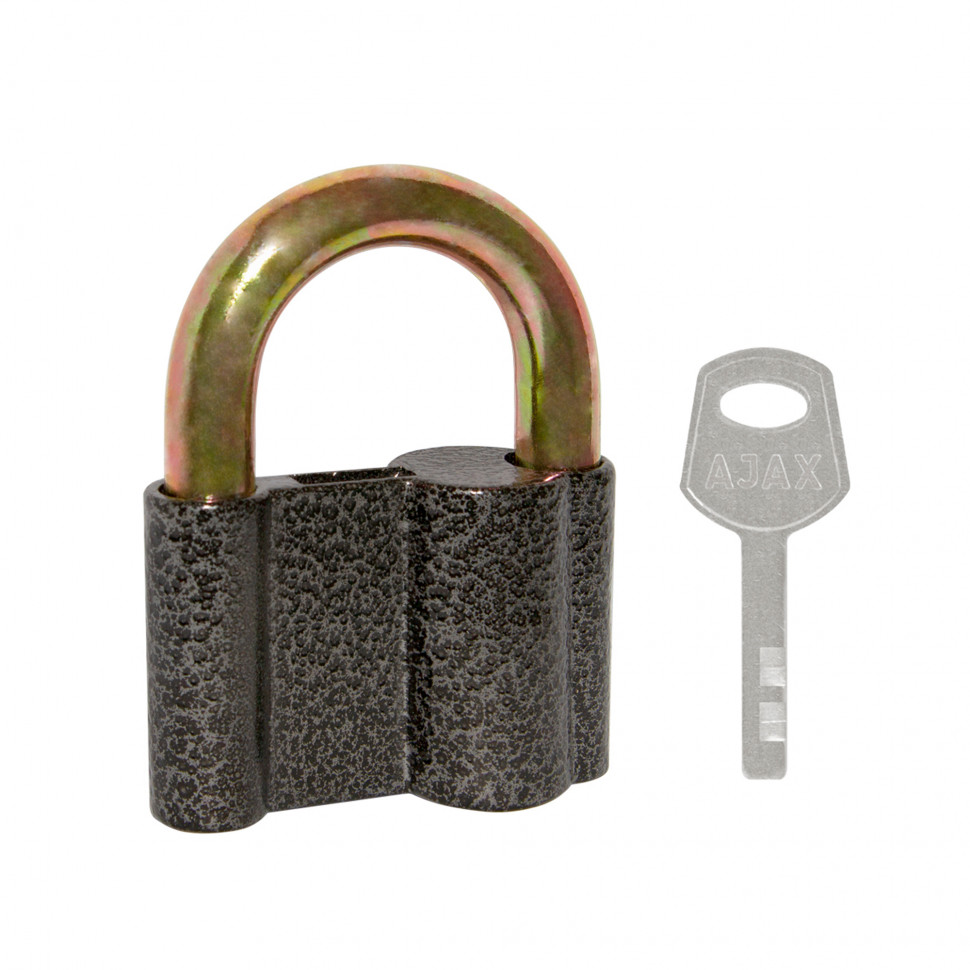 Замок навесной PD-4080 (PD-40-80) 3 fin key