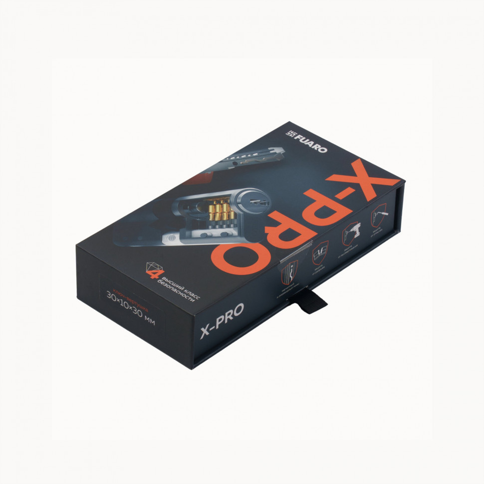 Цилиндровый механизм 4 класса безопасности X-PRO5007 Tang w/k 100 (65+10+25) SN-3  шток без вертушки