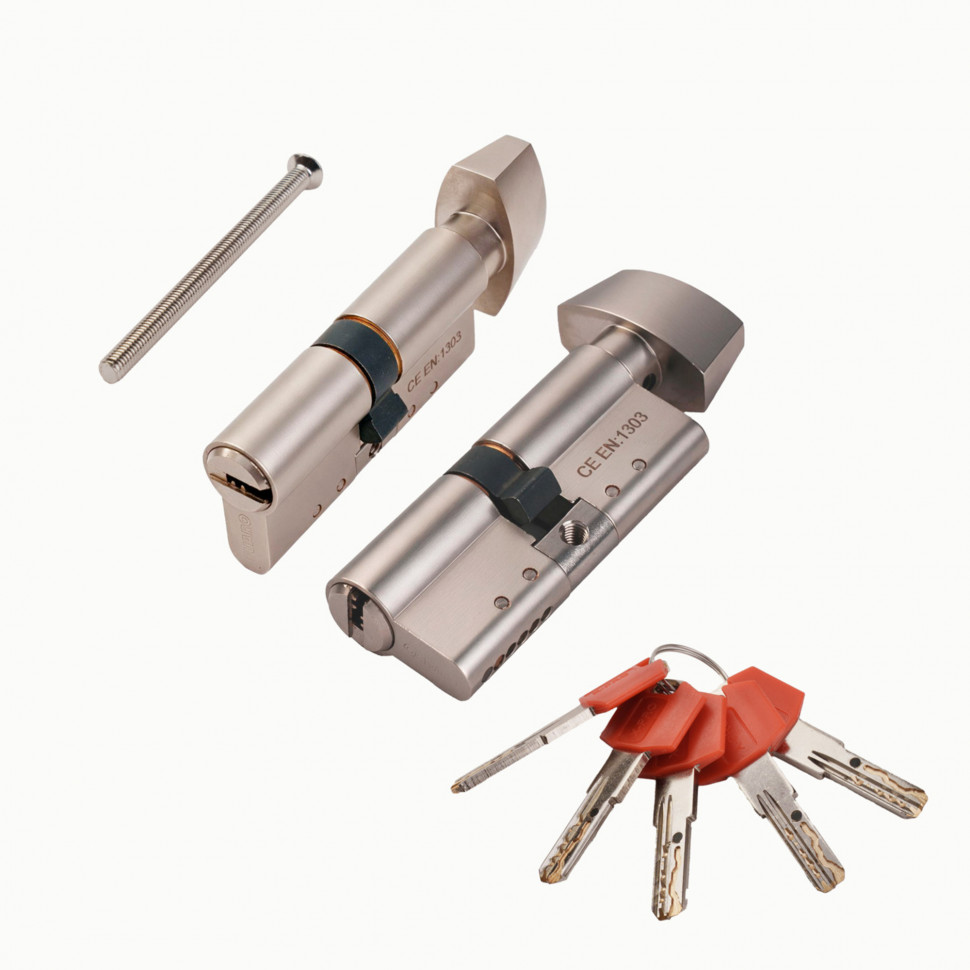 Цилиндровый механизм 4 класса безопасности X-PRO5002 Knob 70 (30+10+30) SN-3 короткий шток с верт.