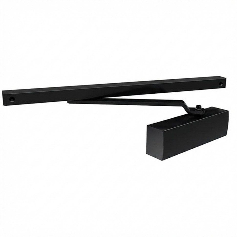 Доводчик дверной со скользящей тягой DCSLIDER45 BL (черный)