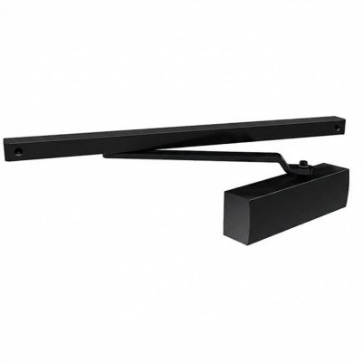Доводчик дверной со скользящей тягой DCSLIDER45 BL (черный)