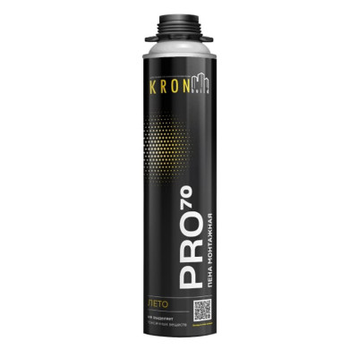 Пена монтажная профессиональная KRONbuild PRO 70, летняя