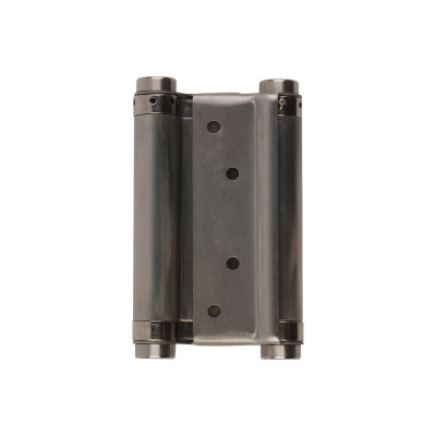 Пружинная двусторонняя (барная) петля DSH5 (125х86х1,5) INOX 201 SN мат. никель (блистер) 