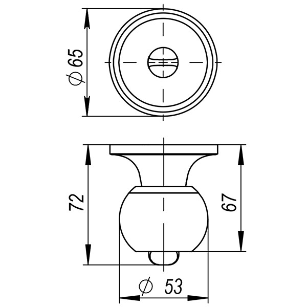 Ручка защелка DK682 AB-PS (6082 AB-P) (без фик.) бронза