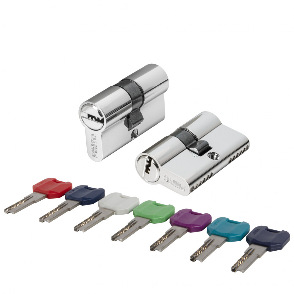 Цилиндровый механизм MaxPro7000Key70mm(30+10+30) CP хром 7key 