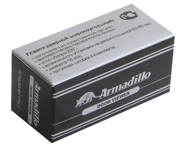 Глазок дверной противопожарный, оптика стекло DV-PRO 2/85-55/BR (DVG2) AB бронза